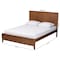 Baxton Studio Carver Classic Transitional Ash Walnut Finished Wood King Size Platform Bed 236-12772-ZORO - alternate 8